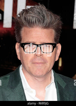 Christopher McQuarrie kommt an der BFI IMAX in London für den britischen Bein seines 3 Stadt Weltpremiere von 'Edge von Morgen" - Tom Cruise an 3 ist Stockfoto