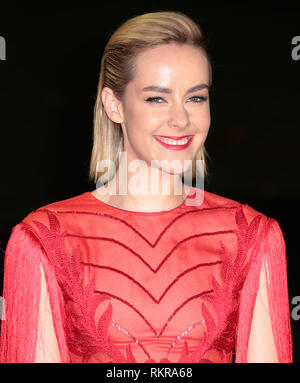 Jena Malone kommt an der Hunger Games: Feuer fangen Weltpremiere im Odeon, Leicester Square Stockfoto