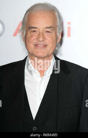 Jimmy Page kommt an der Nordoff Robbins 02 Silber Notenschlüssel Awards, Park Lane Hilton Stockfoto