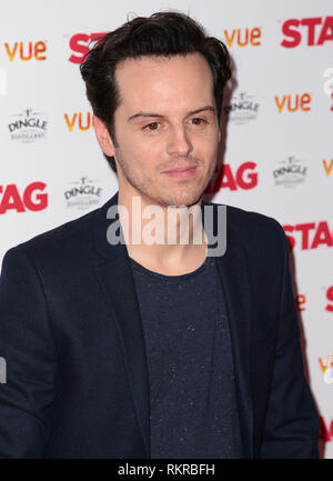 Andrew Scott kommt an der Gala-Screening der Tag "bei Vue, West End in Leicester Square Stockfoto