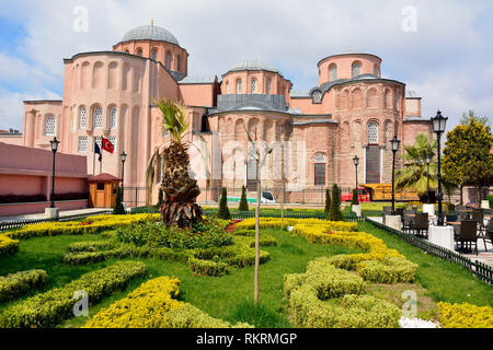 Istanbul, Türkei - 23 April, 2017. Außenansicht der Kirche des Klosters von Christus Pantokrator in Istanbul. Stockfoto