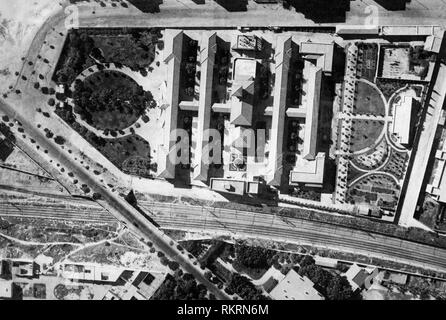 Italienischen Krankenhaus, Alexandria, Ägypten, Afrika 1930 Stockfoto