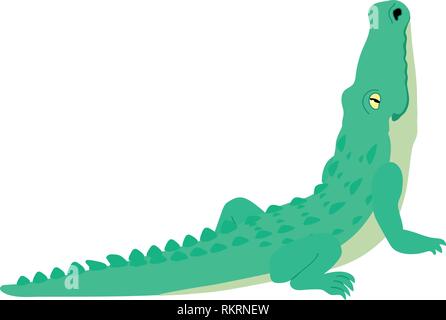 Vektor cartoon Animal clipart Alligator gator Croc Stock Vektor
