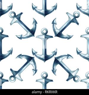 Vektor cartoon nahtlose Muster Meer clip art Stock Vektor