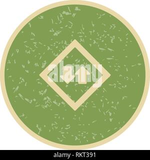 Vektor zwei Art und Weise, wie der Verkehr Symbol Zeichen Symbol Vektor Illustration für den privaten und gewerblichen Gebrauch... Reinigen Sie trendige Symbol... Stock Vektor