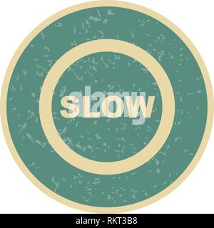 Vector langsam Symbol Zeichen Symbol Vektor Illustration für den privaten und gewerblichen Gebrauch... Reinigen Sie trendige Symbol... Stock Vektor