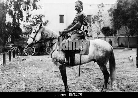 Savari, libysche Soldaten der Armee des Königreichs Italien in Libyen, 1920-30 Stockfoto