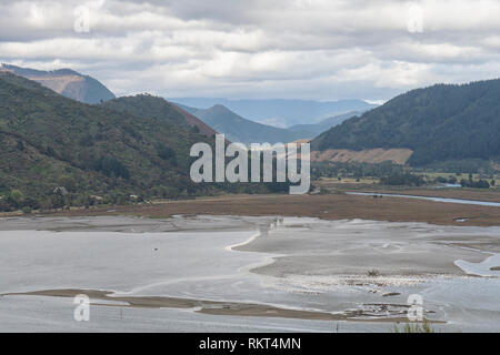 Marlborough Sounds Neuseeland. South Island Hafen von Picton Stockfoto