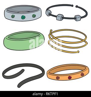 Vektor einrichten Armband Stock Vektor