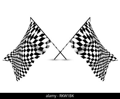 Checkered Flag Hintergrund Racing Wand und Tapete, kopieren Platz Banner, sortiert Thema. Stockfoto