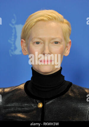 Berlin, Deutschland. 12 Feb, 2019. Berliner Filmfestspiele. Photocall Film Die Souvenire. Im Bild: Tilda Swinton Quelle: Unabhängige Fotoagentur/Alamy leben Nachrichten Stockfoto