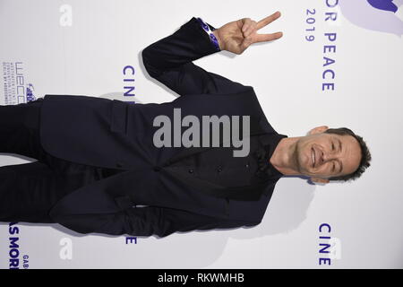 Berlin, Deutschland. 11 Feb, 2019. Sebastian Copeland bei der Cinema For Peace Gala 2019 im Wecc - Westhafen Event & Convention Center. Berlin, 11.02.2019 | Verwendung der weltweiten Kredit: dpa/Alamy leben Nachrichten Stockfoto