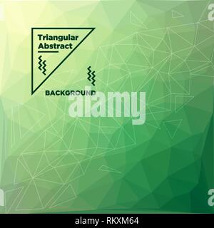 Dreieckige polygonalen Hintergrund Stock Vektor