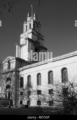 Kirche der Hl. Anna, Limehouse, im East End von London, Großbritannien Stockfoto