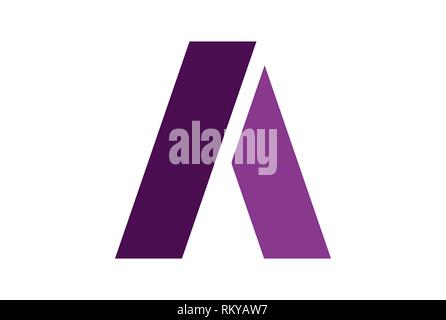 Schreiben ein Symbol Vektor logo Vektor Konzept flache Bauweise Stockfoto