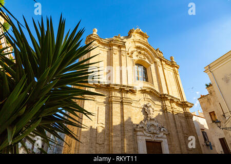 Chiesa dei Gesuiti Kirche in der Stadt der Provinz Bari, Apulien, Italien Stockfoto