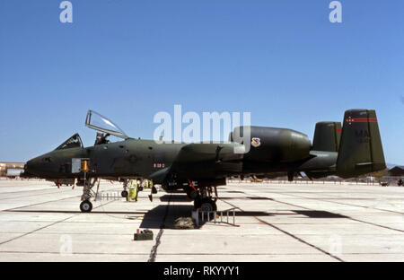 USAF United States Air Force Fairchild Republik A-10A Thunderbolt II Stockfoto