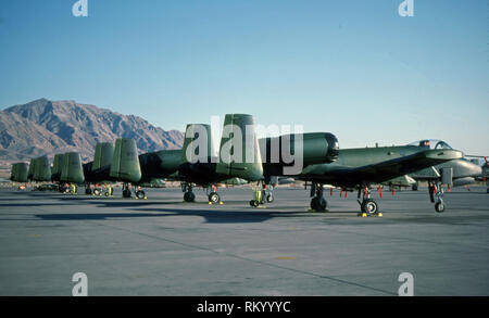 USAF United States Air Force Fairchild Republik A-10A Thunderbolt II Stockfoto