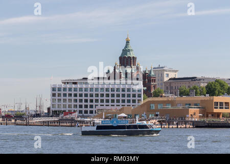 Entdecken Sie Dinge in Helsinki, Finnland, Stadt des Designs zu tun. Helsinki ist Teil der UNESCO Creative Cities Network. Stockfoto