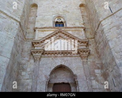 Italien Puglia perfekt achteckige geometrische Castel del Monte Apulien XIII Jahrhundert 2018 Stockfoto