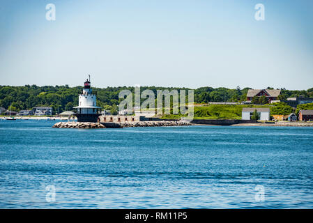 Die Wanze Licht Leuchtturm in South Portland, Maine Stockfoto