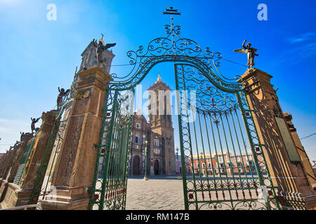 Mexiko, Sehenswürdigkeiten Puebla zentrale Kathedrale Stockfoto