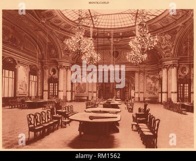 "Das Casino. - Der Schmit Hall, Monte Carlo', 1930. Schöpfer: Unbekannt. Stockfoto