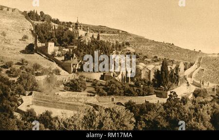 "Jerusalem - Gethsemane', c 1918 - c 1939. Schöpfer: Unbekannt. Stockfoto