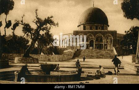 "Jerusalem - Moschee von Omar', c 1918 - c 1939. Schöpfer: Unbekannt. Stockfoto