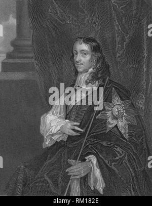 'Thomas Wriothesley, Earl of Southampton', c 1661, (Anfang - Mitte des 19. Jahrhunderts). Schöpfer: H Robinson. Stockfoto