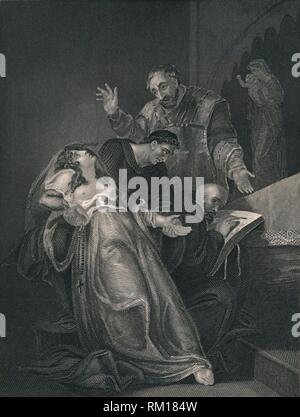 "Der Betrug der Heiligen Jungfrau von Kent", aus dem 16. Jahrhundert, (1796), (Mitte des 19. Jahrhunderts). Schöpfer: J Rogers. Stockfoto
