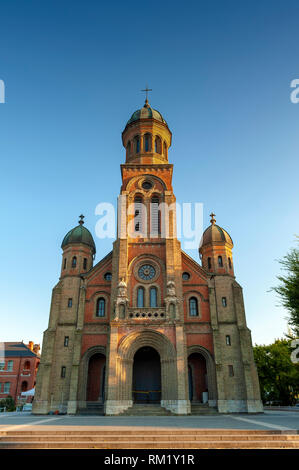 Jeondong katholischen Kirche, einem historischen Ort in der Nähe von Jeonju Hanok Dorf in der Stadt Jeonju, Südkorea Stockfoto