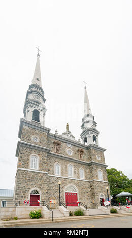 Quebec, OKT 2: Außenansicht der Fabrique Notre-Dame de Bonsecours Kirche am Okt 2, 2018 in Quebec, Kanada Stockfoto