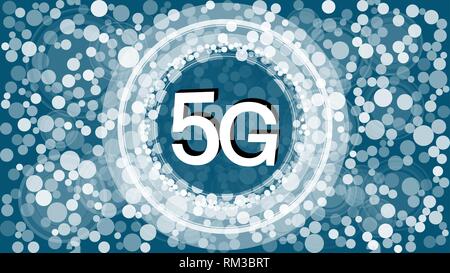 5 G Vektor symbol Konzept, neue mobile Industry Innovation Stock Vektor