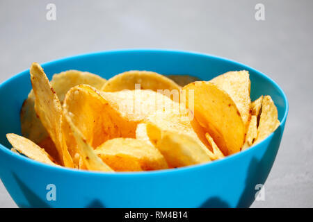 Kartoffelchips Stockfoto