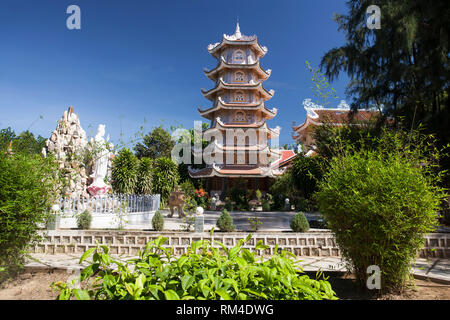 Dieu eine Pagode, Tempel, in Thap Cham, Phan Rang,, Ninh Thuan, Vietnam Stockfoto