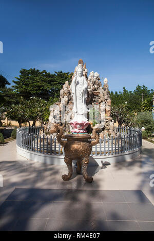 Dieu eine Pagode, Tempel, in Thap Cham, Phan Rang,, Ninh Thuan, Vietnam Stockfoto