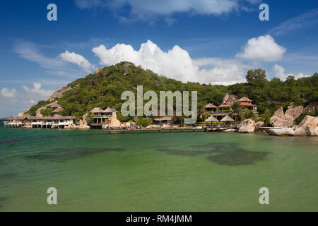 Kleine Bungalowanlage Ngoc Suong, in Cam Ranh Bay, Nha Trang, Vietnam, Asien Stockfoto