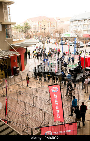 Pretoria, Südafrika - 28. Juni 2014: Burger King Restaurant Öffnung Tag Stockfoto