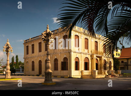 Kambodscha, Kampot Province, Kampot, Riverside Road, Kampot Museum im ehemaligen französischen Governor's Mansion Stockfoto