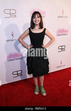 Premiere von "Hymne der ein Teenager Prophet' an der TCL Chinesisch 6 Theater in Los Angeles, Kalifornien statt. Mit: Taylor Blackwell Wo: Los Angeles, Kalifornien, Vereinigte Staaten, wenn: 11 Jan 2019 Credit: WENN.com Stockfoto