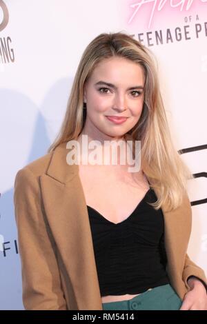 Premiere von "Hymne der ein Teenager Prophet' an der TCL Chinesisch 6 Theater in Los Angeles, Kalifornien statt. Mit: Katherine Hughes Wo: Los Angeles, Kalifornien, Vereinigte Staaten, wenn: 11 Jan 2019 Credit: WENN.com Stockfoto