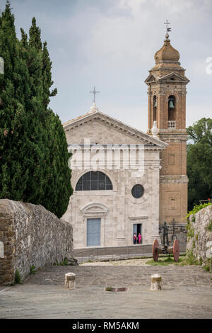 Chiesa della Madonna del Soccorso Römisch-katholischen Co-Kathedrale, Montalcino, Toskana, Italien Stockfoto