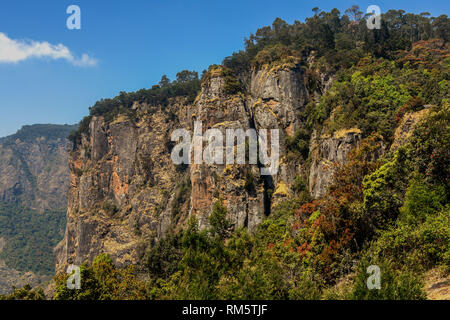 Säule Felsen, Kodaikanal, Tamil Nadu, Indien, Asien Stockfoto