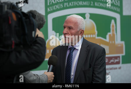 Azzam al-Ahmad Leiter der Fatah zentrale Ausschüsse und Delegationen Stockfoto