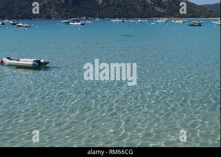 Schöne Strände - Santa Giulia Brach, Süd Korsika, Porto Vecchio Korsika Stockfoto