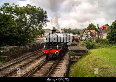 Thompson B1 61002 Impala verlassen Grossmont station Stockfoto