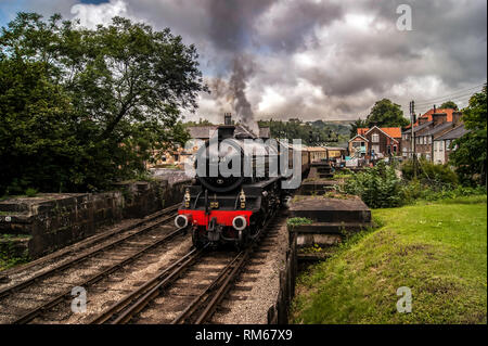 Thompson B1 61002 Impala verlassen Grossmont station Stockfoto