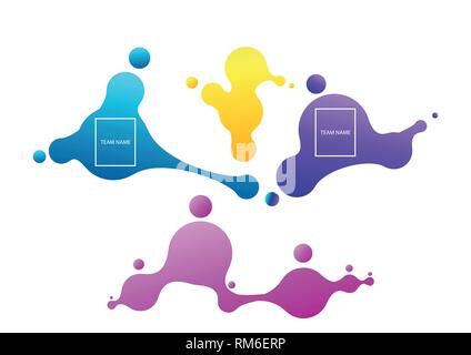 Wetten online Konzept. Vector sport wetten online basnner. Arena Match Ergebnisse. Vector wallpaper Abbildung. Abstrakte geometrische Formen. Flüssigkeit Stock Vektor