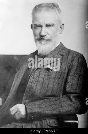 George Bernard Shaw, irischer Dramatiker Foto ca. 1916 Stockfoto